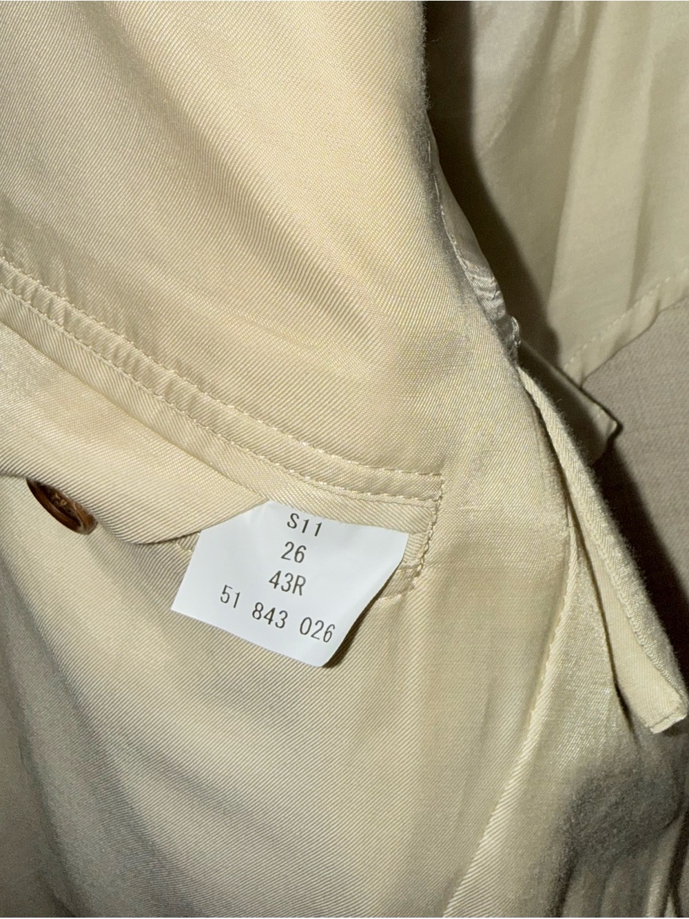 Brooks Brothers Beige Two-Button Sport Coat - Picture 7 of 10